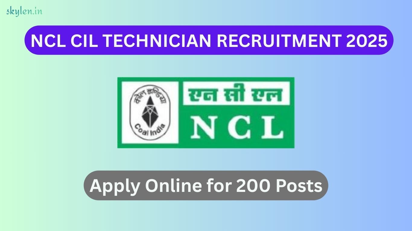 NCL CIL Technician Vacancy 2025