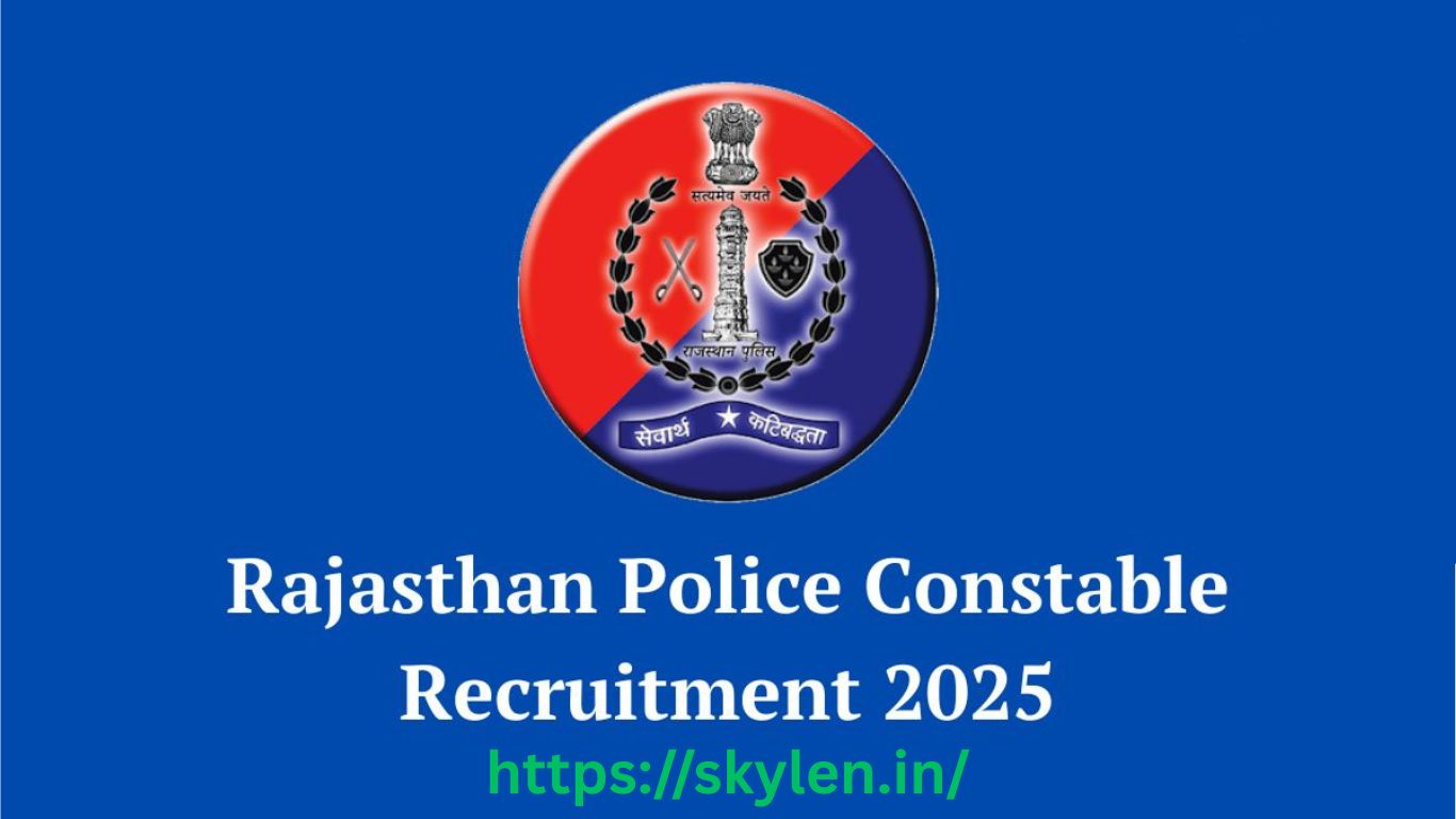 Rajasthan Police Constable Vacancy 2025