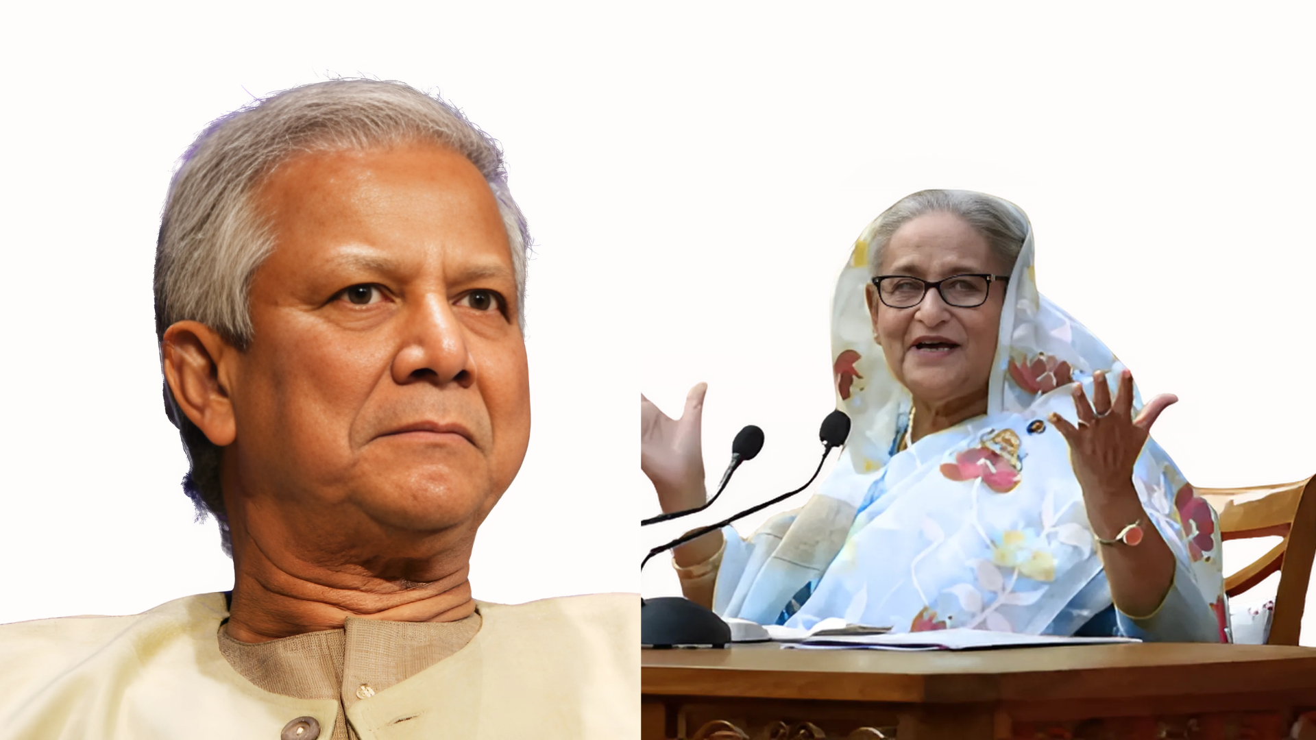 Sheikh Hasina vs Yunus