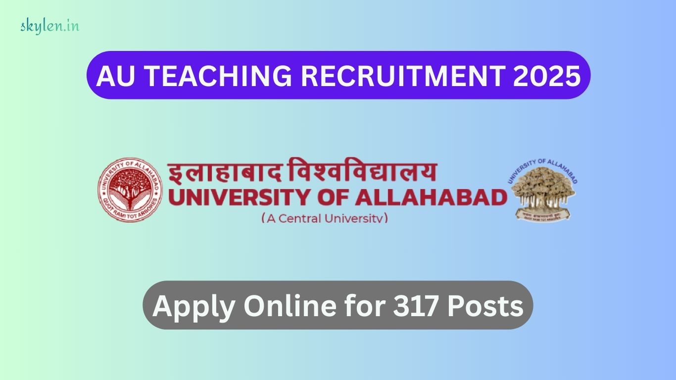Allahabad University Teaching Recruitment 2025